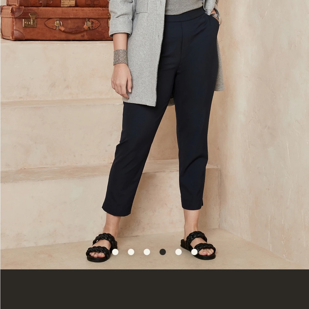 BANANA REPUBLIC HAYDEN PANT NAVY LRG